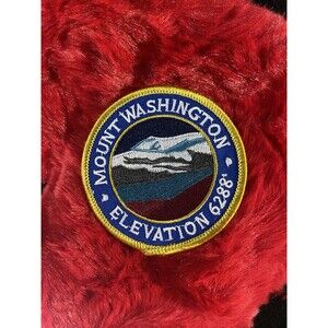 Mt Washington NH 6288 Feet Mountain Travel Souvenir Iron-On Sew-On Round Patch